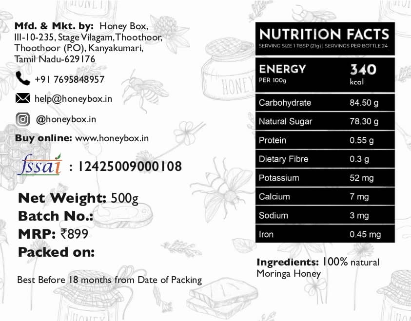 Raw | Moringa Honey
